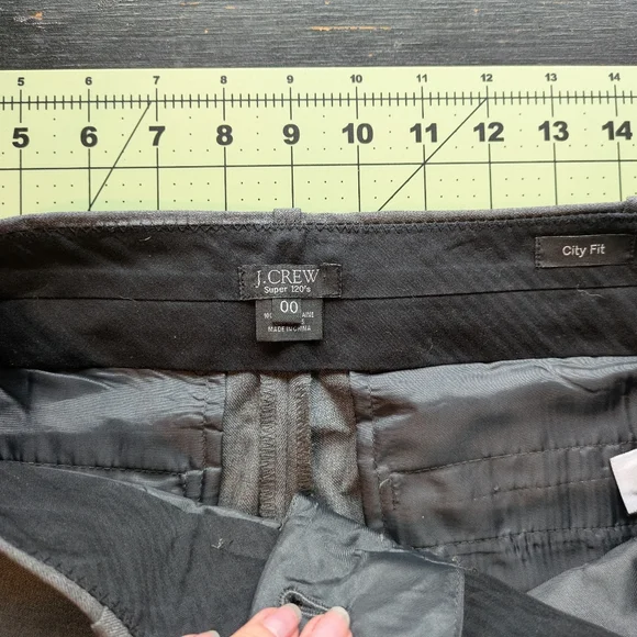 J Crew city fit 100% Wool Pants - Picture 2 of 4
